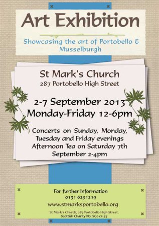 exhibition poster – St Mark's Portobello