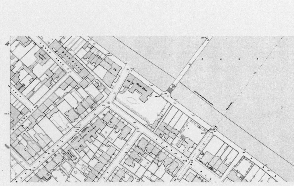 Portobello Street Map 1893 showing Marine House